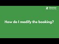 How do I modify the booking? | Did you know?