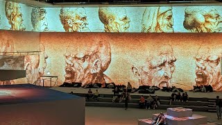 Videokunst mit Leonardo da Vinci in der Lichthalle Maag, Zürich