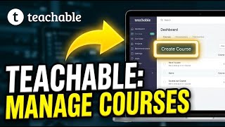 How to manage your online courses with Teachable - Quick Tutorial