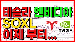 테슬라 엔비디아 SOXL 이제부터....