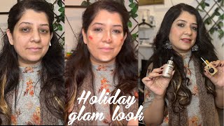 Holiday Glam Makeup Tutorial | Holiday Makeup Tutorial 2024 | Simple classic makeup look