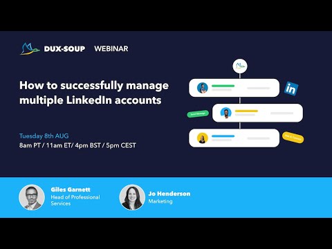 How To Successfully Manage Multiple LinkedIn Accounts - YouTube