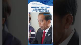 Video Momen Zelensky Temui Jokowi saat KTT G7 di Jepang, Minta Dukungan Indonesia untuk Ukraina
