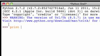 Python Tutorial 2: Print