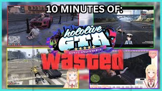 Hololive GTA Vehicle Crash Compilation [Hololive] (HoloGTA) (HololiveEN, En,JP,ID)