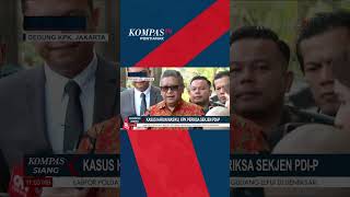 KPK Periksa Sekjen PDIP Hasto Kristiyanto di Kasus Harun Masiku: Saya Diundang sebagai Saksi #shorts