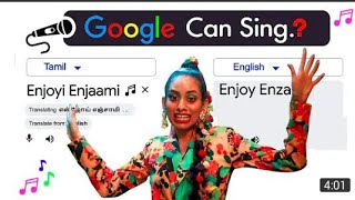 Google Translate Sings "ENJOY ENJAAMI" Cover 🎧 | GOOGLE Singing 🎤😂 | Virul Media |