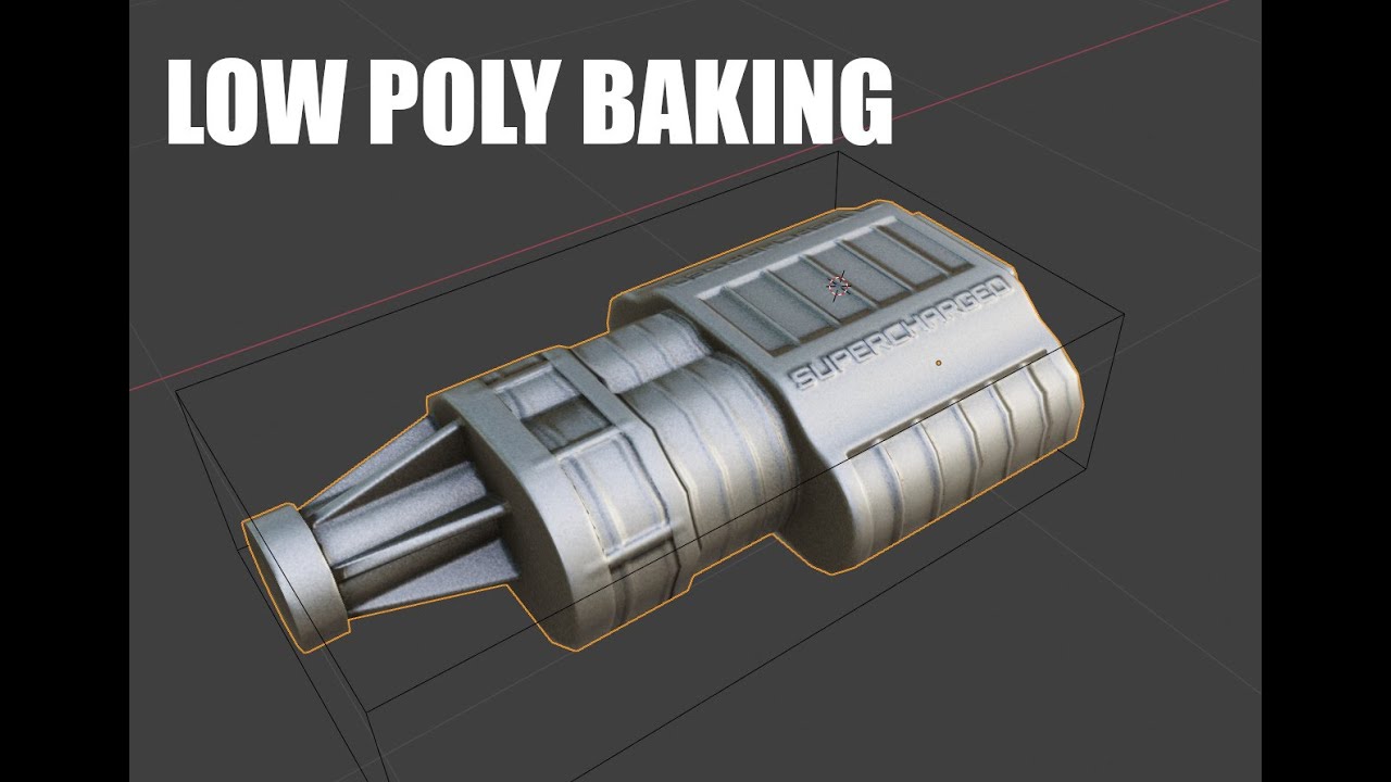 Baking Low Poly Objects In Blender - YouTube