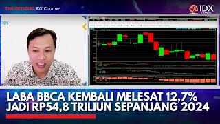 Laba BBCA Kembali Melesat 12,7% Jadi Rp54,8 Triliun Sepanjang 2024 | IDX CHANNEL