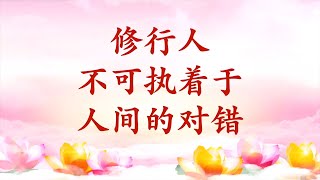 卢台长【节目录音+字幕】修行人不可执着于人间的对错