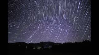 ⭐星の軌跡1.5時間タイムラプス動画/Star trails 1.5 hour time lapse video⭐️2024.11.9/福井県大野市