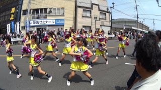 [4K]常磐大学高等学校チアリーディング部-第55回水戸黄門まつり下市パレード