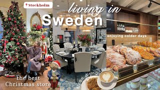 Living in Sweden | Amazing Christmas store in Stockholm, dream dining room, enjoying colder days