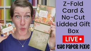 🔴 Z-Fold Card & No-Cut Lidded Gift Box - Episode 295