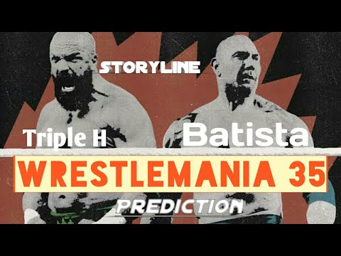 WWE Batista Vs Triple H || Wrestlemania 35 || Storyline In Animation ...