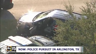 LIVE: SPEEDY police pursuit in Arlington, Texas