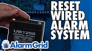 Wired Alarm System: Resetting
