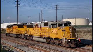 UP 2375 SD60M Triclops Leads Powermove at CP Thenard