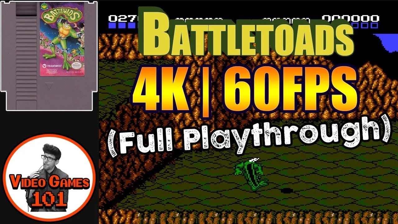 Battletoads Playthrough | 4K 60FPS | Video Games 101 - YouTube