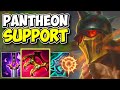 HOW TO CARRY AS SUPPORT PANTHEON! (HIGH ELO)