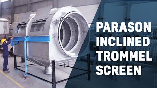 Inclined Trommel Screen for Pulp & Paper Mills | Features & Working