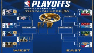 NBA PLAYOFF 2024 BRACKETS STANDING TODAY | NBA STANDING TODAY as of MAY 01, 2024 | NBA 2024 RESULT