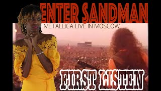FIRST TIME HEARING Metallica - Enter Sandman Live Moscow 1991 HD | REACTION (InAVeeCoop Reacts)