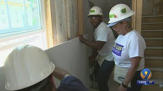 Local candidates, RNC officials come together to build Habitat for Humanity house