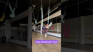 Easy Hammock Trick 🩷 #aerialyoga #hammocks #flexibility #stretching