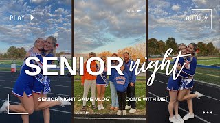 SENIOR NIGHT VLOG-come with me to my senior night game vs Liberty!!