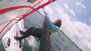 Windsurfing at the NLHSC sailing club 30th June