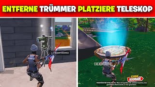 Fortnite - Entferne Trümmer und platziere das Teleskop - Die Eidgebundenen Fortnite