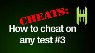 How to cheat on any test #3