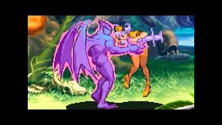 【SS】ヴァンパイアセイヴァー　CPUレベル8ビクトルをミッドナイトブリスでKO　Darkstalkers 3　Midnight Bliss　Victor　Vampire Savior