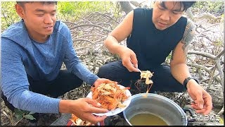 EP522-Part 3 - Pangangapa sa Ilog ng Hipon, Isda, Alimango at Sugpo | Catch and Wild Cook