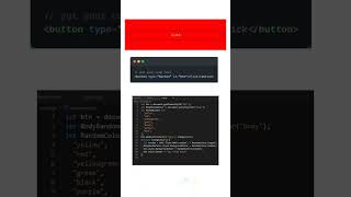 Change Background Color Randomly on Button Click in JavaScript..