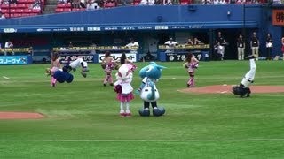 2013.06.15 マリンフィールドオープニング「千葉、心つなげよう」withドアラ