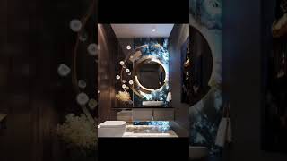 Luxury Round Bathroom Mirror Design Ideas ||Interior Design||