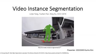 Video instance segmentation