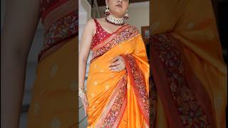 Silk saree pallu hack #silksaree #pallu #hack