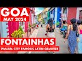 Goa | Fontainhas - May 2024 | Famous Latin Quarter - Portuguese Houses | Panjim City | Goa Vlog |