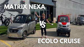 Matrix Nexa Enclosed Mobility Scooter VS Ecolo Cruise Enclosed Mobility Scooter!