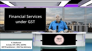 Financial Services under GST