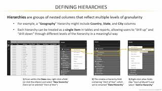 18  Defining Hierarchies