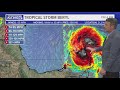 Tropical Storm Beryl packed 110 mph winds as it slammed into Mexico's Yucatan Peninsula