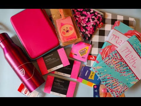 School Supplies Haul What S In My Backpack Youtube