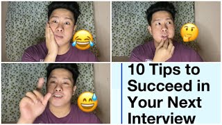 10 Tips to Ace the Interview / for Bancasurrance or Financial Advisor