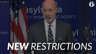 Governor Wolf imposes new restrictions in Pennsylvania as COVID-19 cases surge