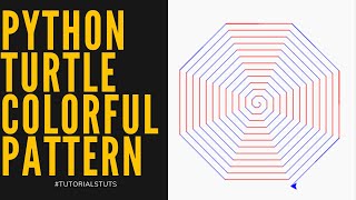 Hexagon Pattern in Python Turtle | Python turtle graphics tutorial