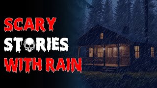 8+ HOURS | Scary Stories Told with the Sound of Rain | Relax and Fall Asleep | Black Screen Vol.34